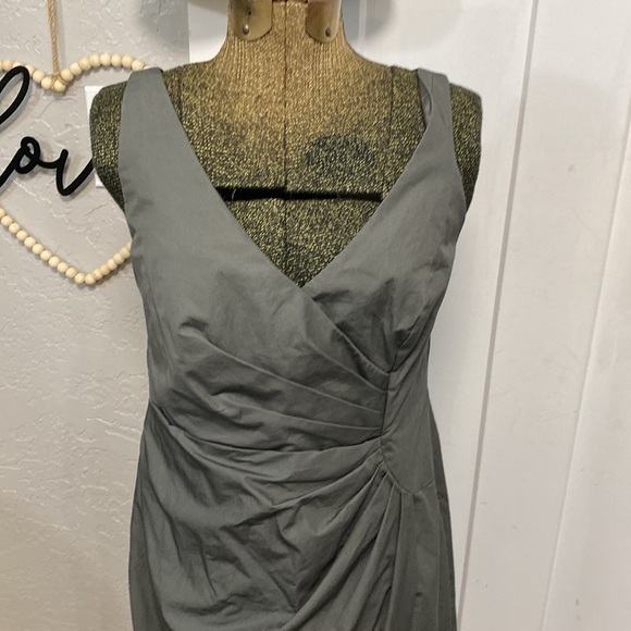 J.CREW COTTON FAUX WRAP DRESS 8 - Picture 2 of 15